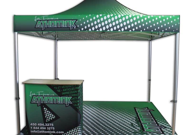 Tents produced by M&M Graphic in Montreal