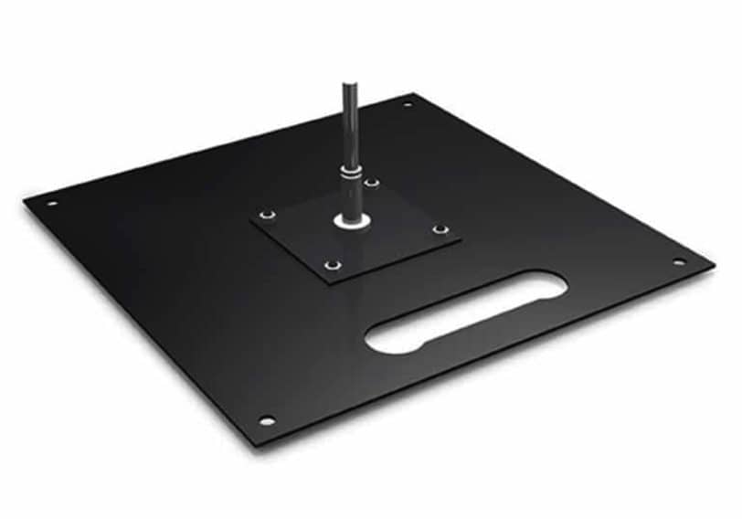 Square flag base – interior / exterior